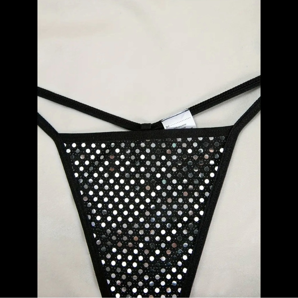 Black & Sparkling, Lingerie Set - Picture 7 of 9